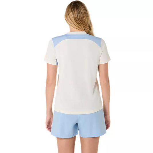 T-shirt Asics Padel Court Beige Femme
