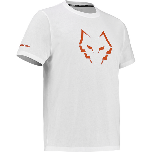 T-shirt Babolat Cotton Tee Lebron Blanc