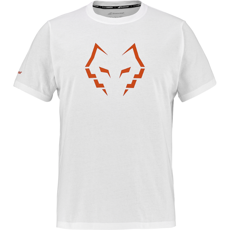 T-shirt Babolat Cotton Tee Lebron Blanc