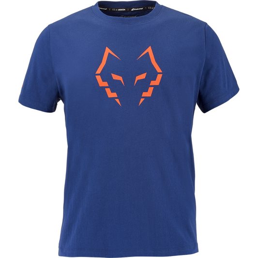 T-shirt Babolat Cotton Tee Lebron Bleu/Orange