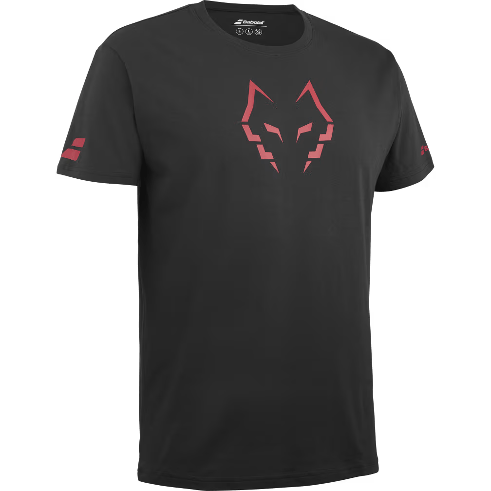 T-shirt Babolat Cotton Tee Lebron Noir