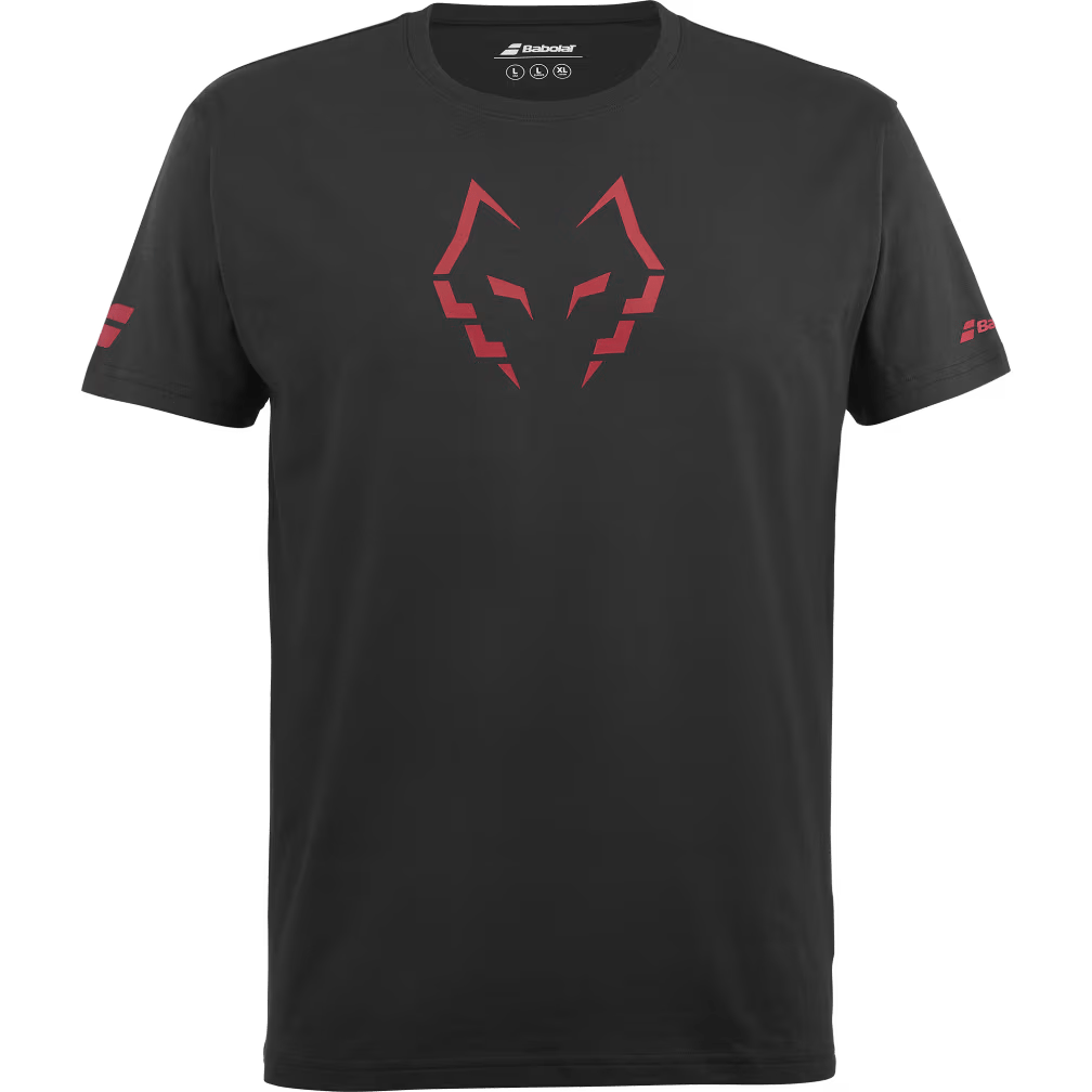 T-shirt Babolat Cotton Tee Lebron Noir