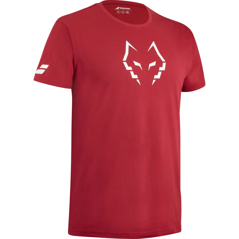 T-shirt Babolat Cotton Tee Lebron Rouge