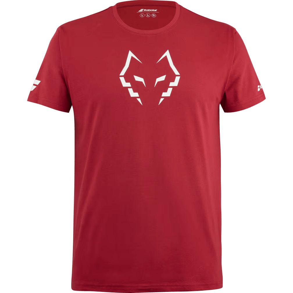 T-shirt Babolat Cotton Tee Lebron Rouge