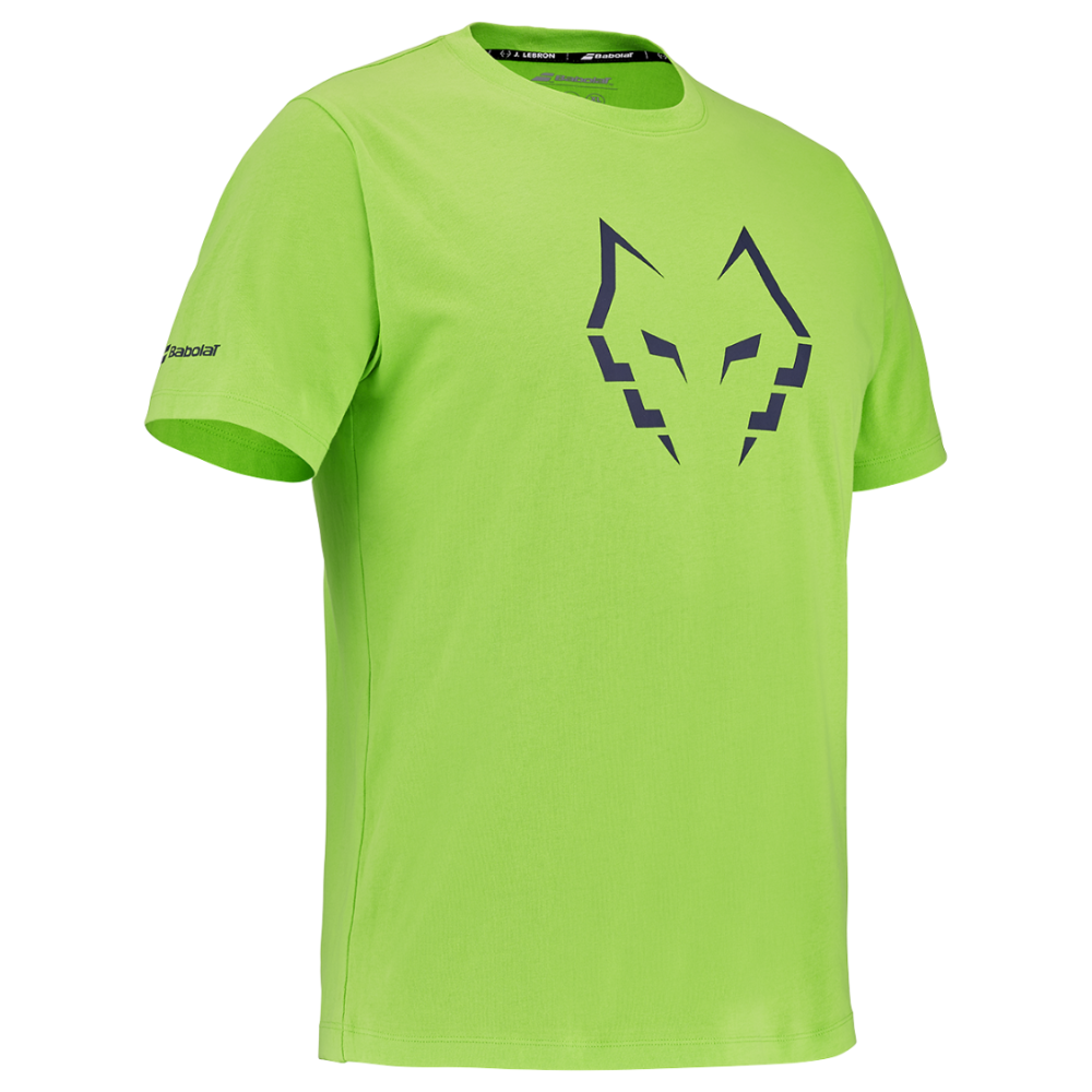 T-shirt Babolat Cotton Tee Lebron Vert