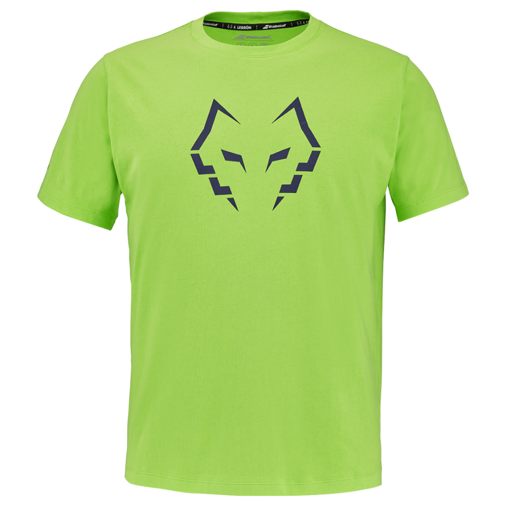 T-shirt Babolat Cotton Tee Lebron Vert
