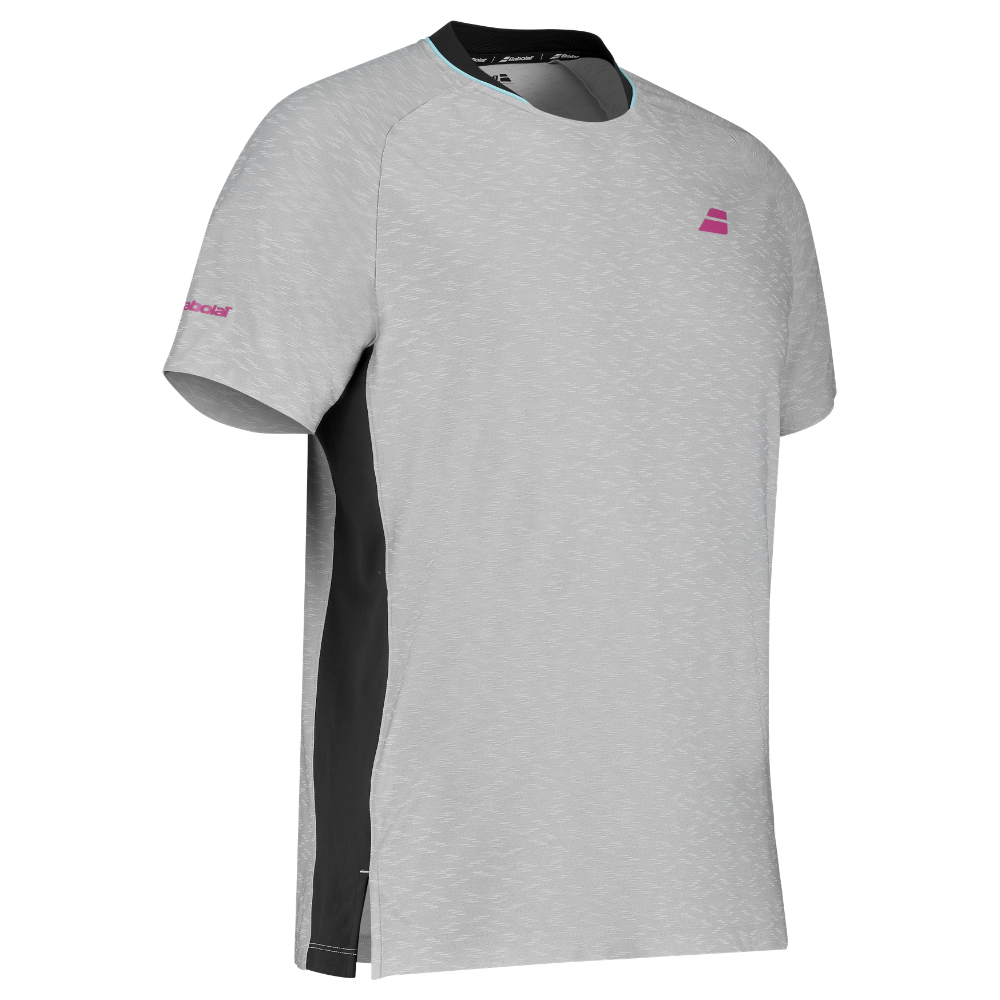 T-shirt Babolat Crew Neck Tee Elite Gris - Esprit Padel Shop