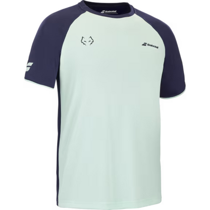 T-shirt Babolat Crew Neck Tee Juan Lebron Vert