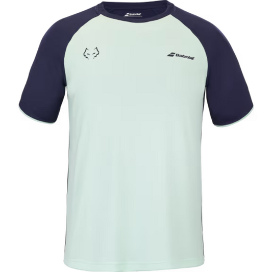 T-shirt Babolat Crew Neck Tee Juan Lebron Vert
