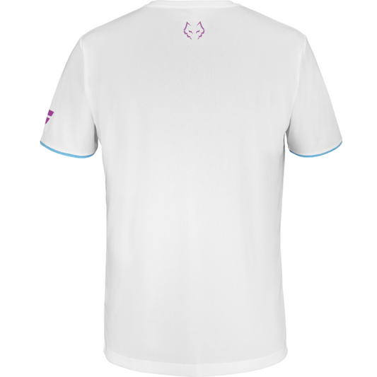 T-shirt Babolat Crew Neck Tee Lebron Blanc