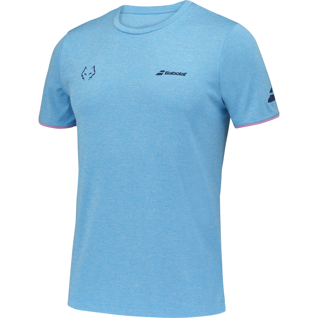 T-shirt Babolat Crew Neck Tee Lebron Bleu