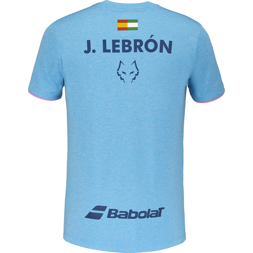 T-shirt Babolat Crew Neck Tee Lebron Bleu