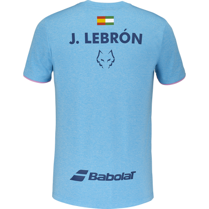 T-shirt Babolat Crew Neck Tee Lebron Bleu