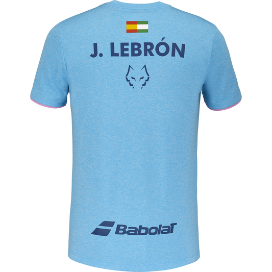 T-shirt Babolat Crew Neck Tee Lebron Bleu