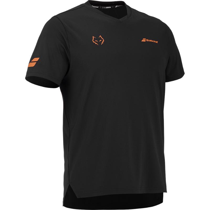 T-shirt Babolat Crew Neck Tee Lebron Noir