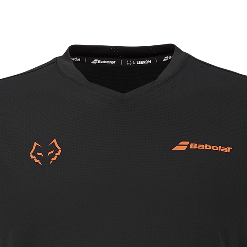 T-shirt Babolat Crew Neck Tee Lebron Noir