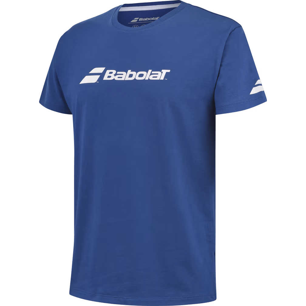 T-shirt Babolat Exercise Tee Bleu