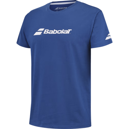 T-shirt Babolat Exercise Tee Bleu