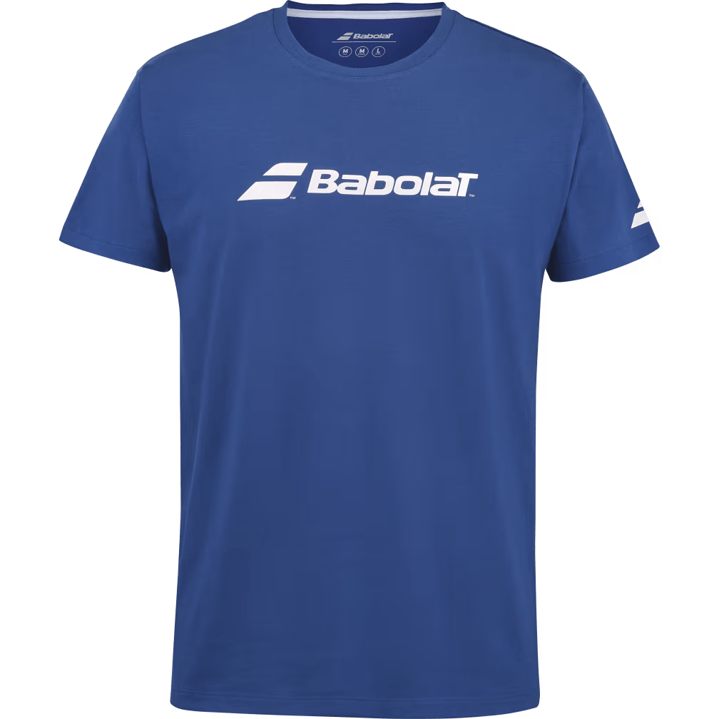 T-shirt Babolat Exercise Tee Bleu