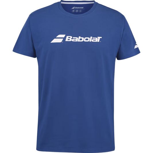 T-shirt Babolat Exercise Tee Bleu