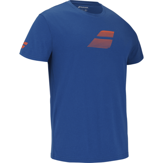 T-shirt Babolat Exercise Big Flag Tee Bleu 2025