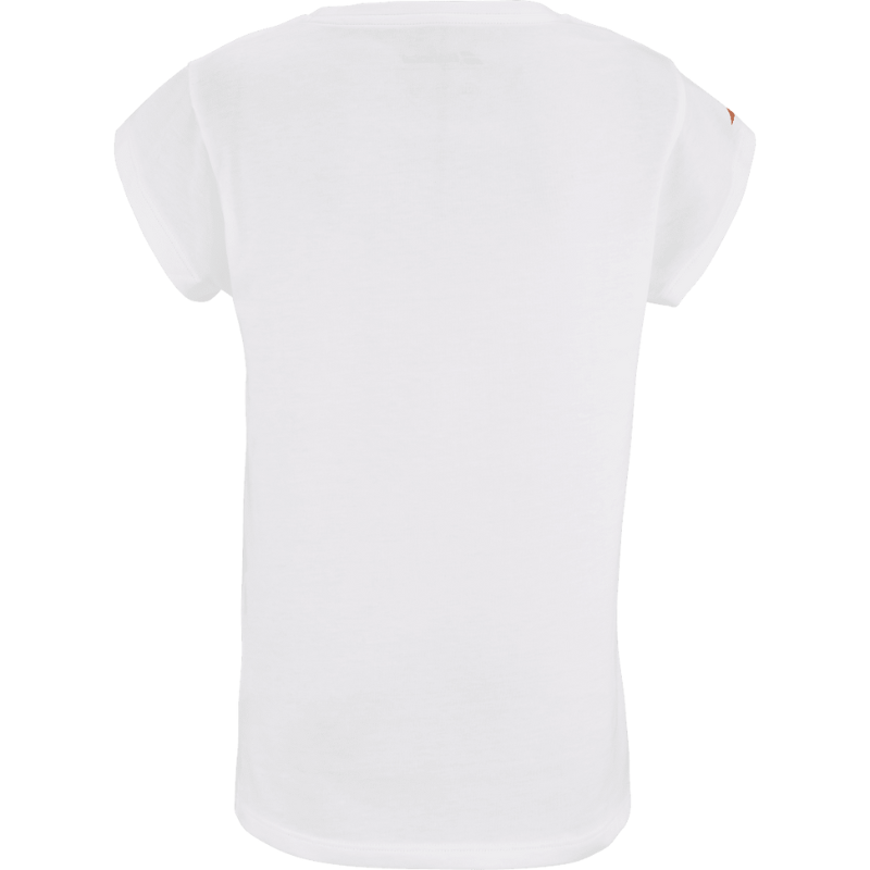 T-shirt Babolat Exercise Cotton Tee Blanc Junior Girl