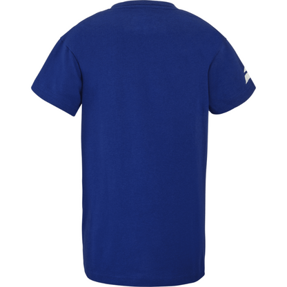 T-shirt Babolat Exercise Cotton Tee Bleu Junior Boy