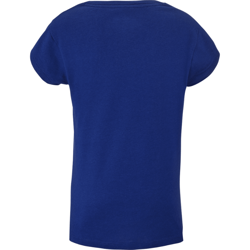 T-shirt Babolat Exercise Cotton Tee Bleu Junior Girl