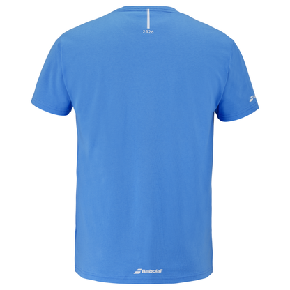 T-shirt Babolat Exercise Message Tee Bleu Clair