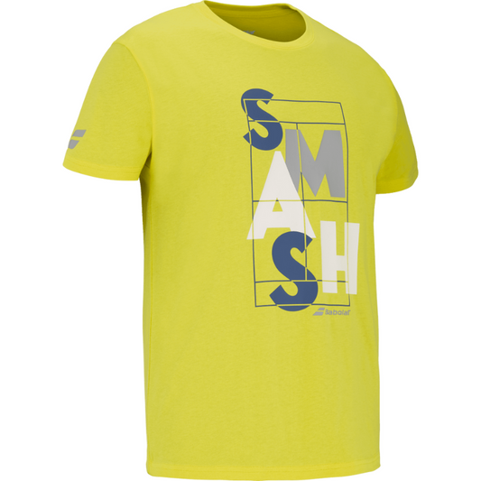 T-shirt Babolat Exercise Message Tee Jaune