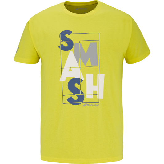 T-shirt Babolat Exercise Message Tee Jaune