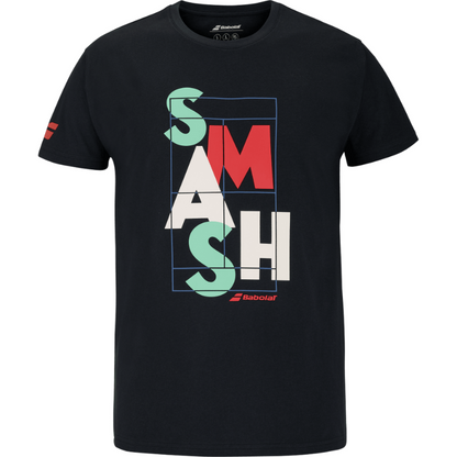 T-shirt Babolat Exercise Message Tee Noir 2025