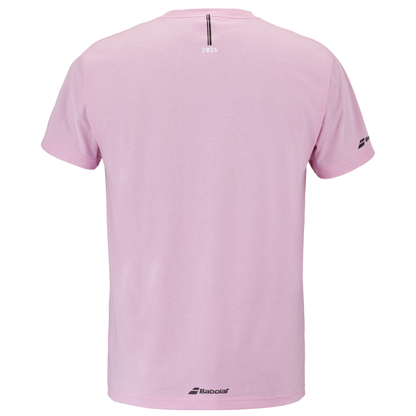 T-shirt Babolat Exercise Message Tee Rose