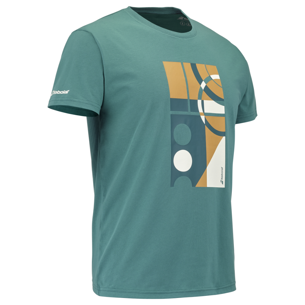 T-shirt Babolat Exercise Message Tee Vert