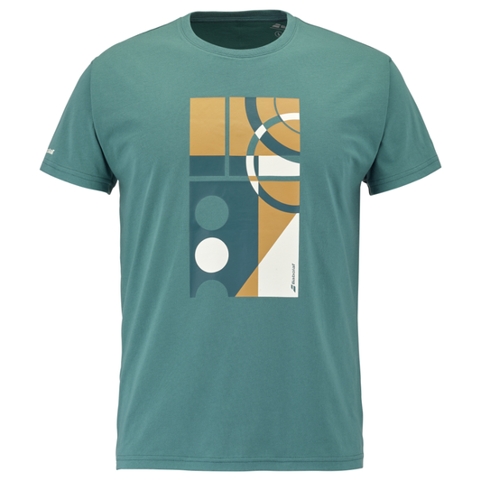 T-shirt Babolat Exercise Message Tee Vert