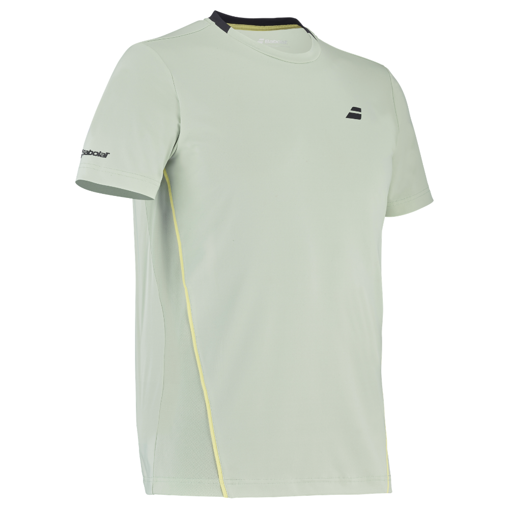 T-shirt Babolat Perf Crew Neck Tee Vert - Esprit Padel Shop