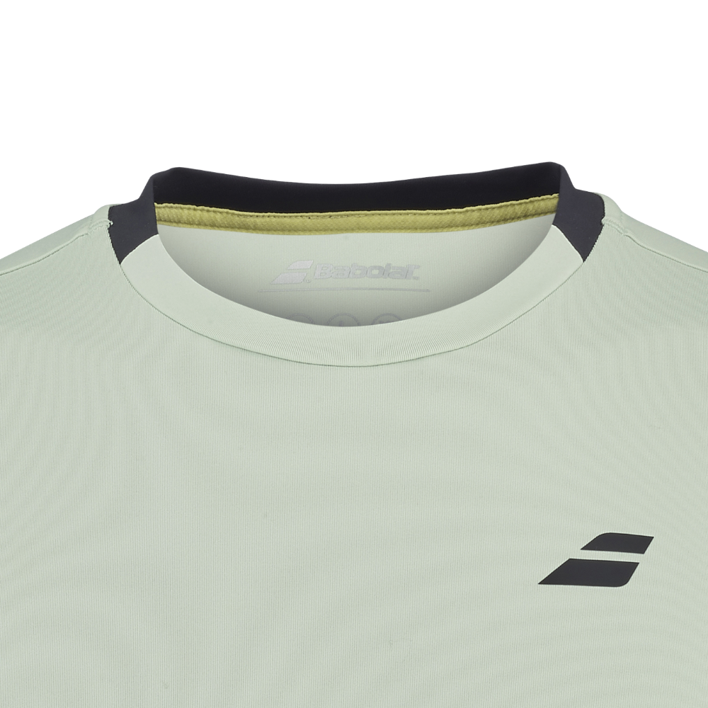 T-shirt Babolat Perf Crew Neck Tee Vert - Esprit Padel Shop