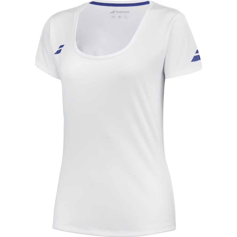 T-shirt Babolat Play Cap Sleeve Top Blanc Femme
