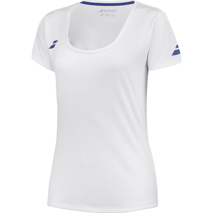 T-shirt Babolat Play Cap Sleeve Top Blanc Femme