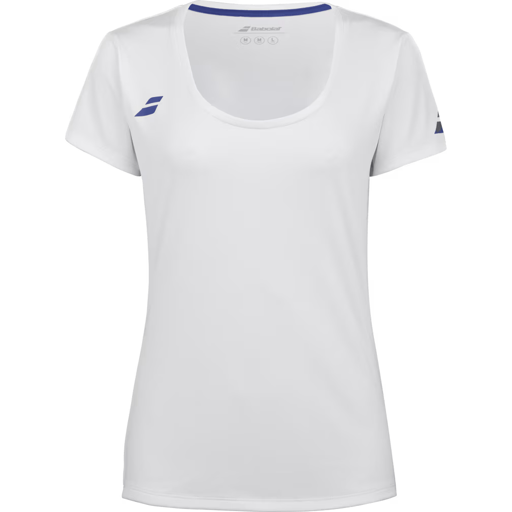 T-shirt Babolat Play Cap Sleeve Top Blanc Femme