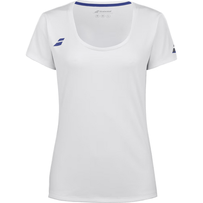 T-shirt Babolat Play Cap Sleeve Top Blanc Femme