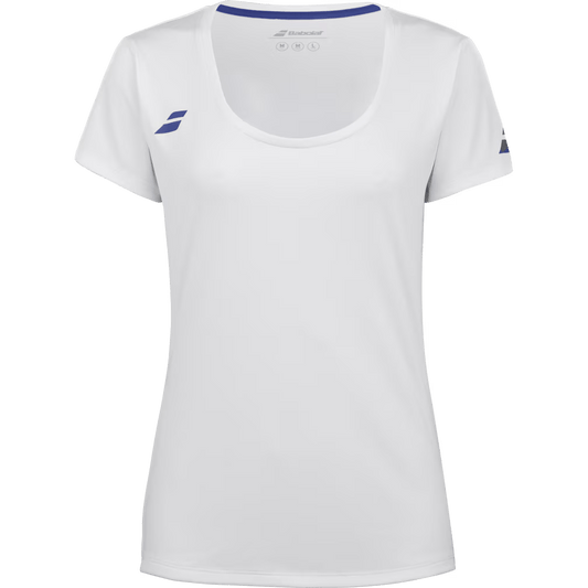 T-shirt Babolat Play Cap Sleeve Top Blanc Femme