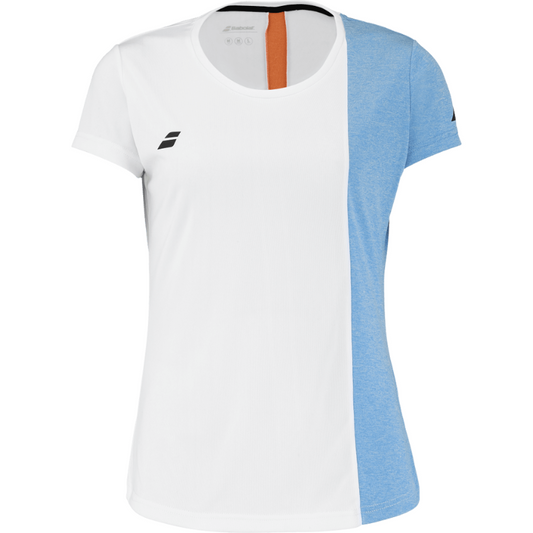 T-shirt Babolat Play Cap Sleeve Top Blanc Femme