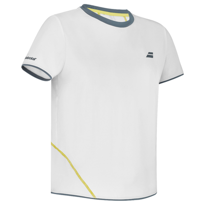 T-shirt Babolat Play Cap Sleeve Top Blanc Femme - Esprit Padel Shop