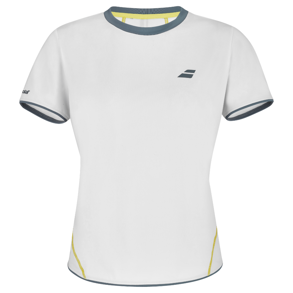 T-shirt Babolat Play Cap Sleeve Top Blanc Femme - Esprit Padel Shop