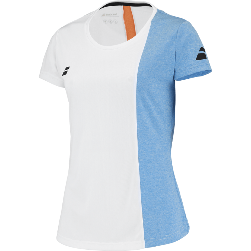 T-shirt Babolat Play Cap Sleeve Top Blanc Junior Girl