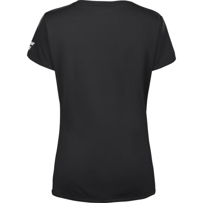 T-shirt Babolat Play Cap Sleeve Top Noir Femme
