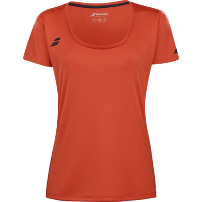 T-shirt Babolat Play Cap Sleeve Top Rouge/Orange Femme