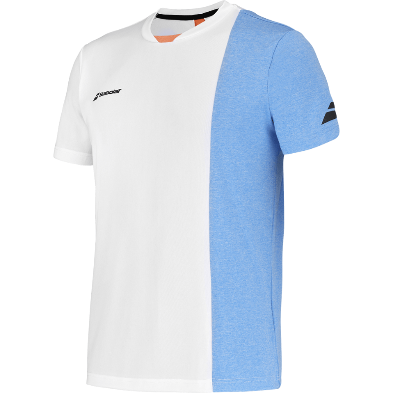 T-shirt Babolat Play Crew Neck Tee Blanc Junior Boy