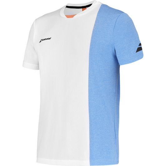 T-shirt Babolat Play Crew Neck Tee Blanc Junior Boy